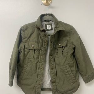 Gap jersey lined utility jacket, 2T